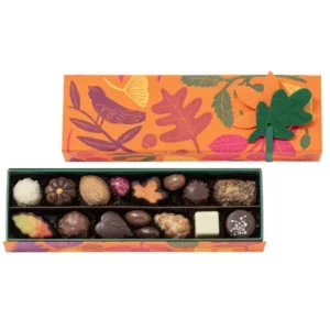 Petite boite longue chocolats d'automne - 200 g