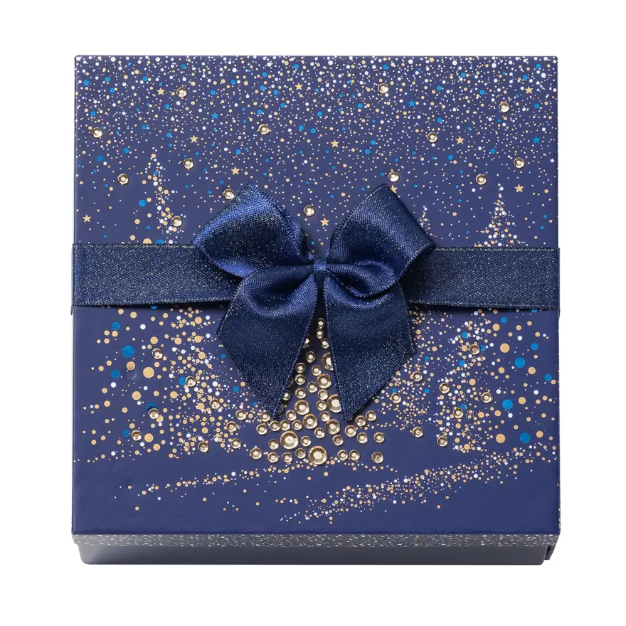 Boite cube forêt enneigée 20 Chocolats Assortis – Image 2