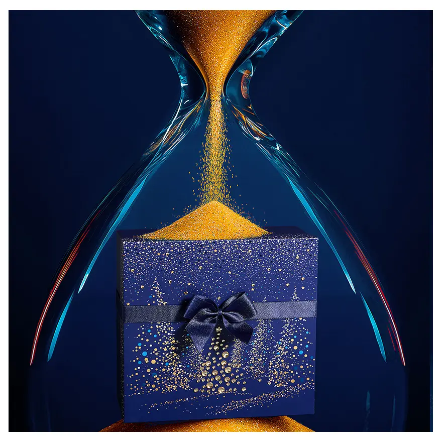 Boite cube forêt enneigée 20 Chocolats Assortis – Image 3