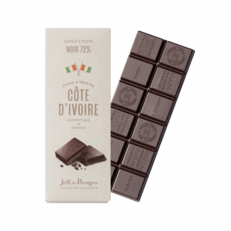 Tablette Nº4 chocolat noir 72% de cacao Côte-d'Ivoire