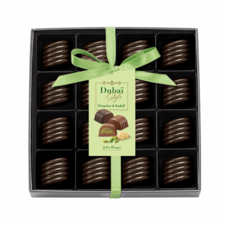 Boite 16 chocolats noir Dubaï Style