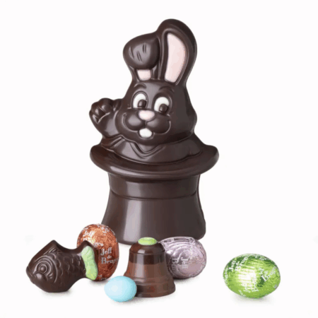 Lapin magicien Owen en chocolat noir 75g