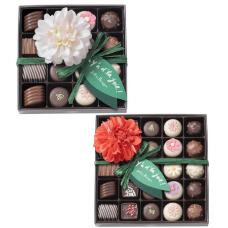 Boite de 16 ou 25 chocolats Printemps