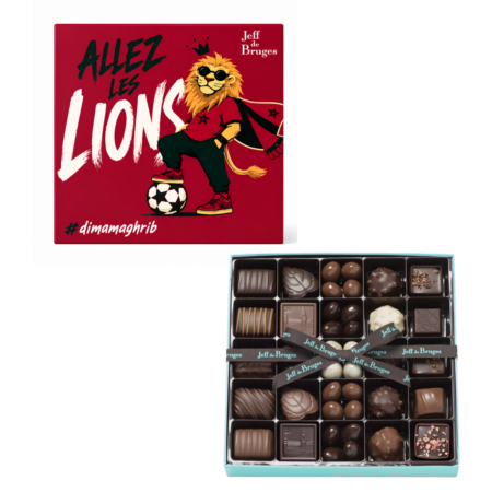 Boite chocolats 300 g Édition "Allez les Lions"