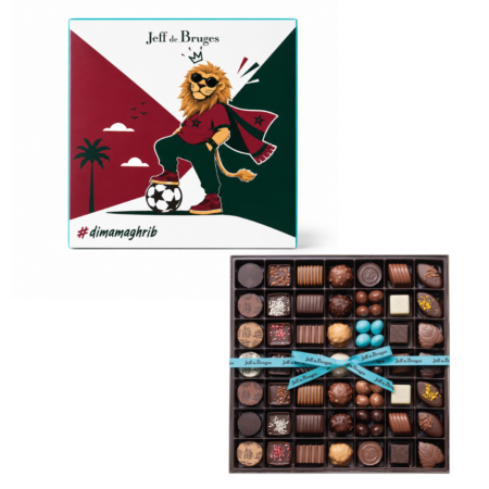 Boite chocolats 600 g Édition "Allez les Lions"